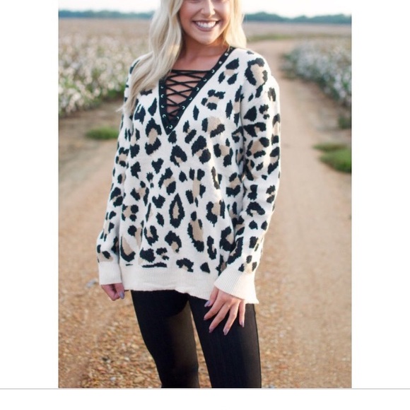 leopard sweater boutique